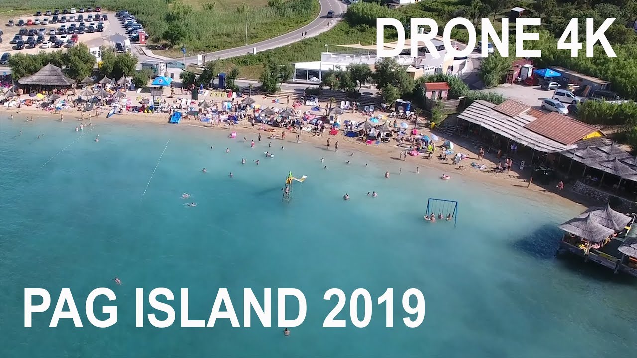 Best Beaches On Island Pag 2019 - Croatia - Drone 4K