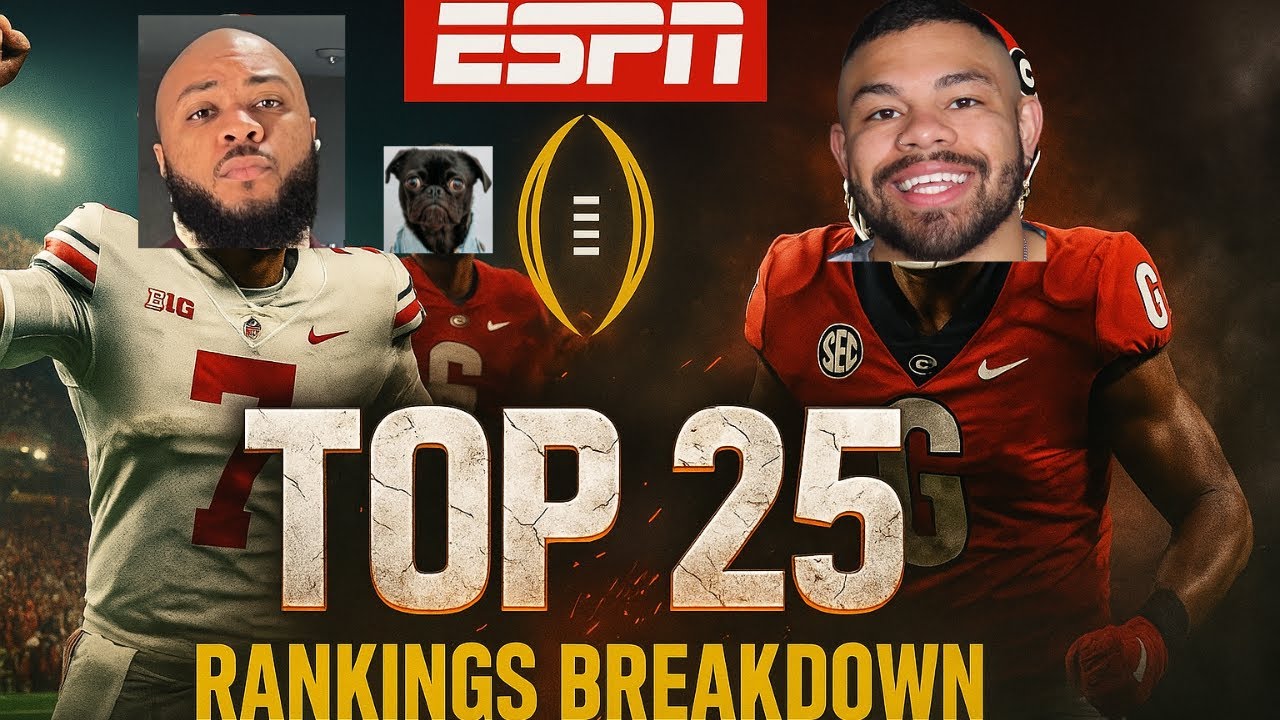 ESPN Top 25 College Football Rankings Breakdown