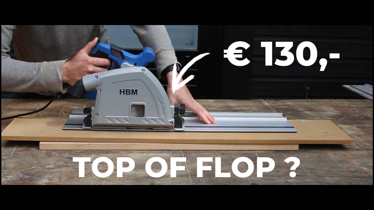 HBM 165 mm Professionele 1200 Watt Invalzaag | €130,-  top of flop ?! | (REVIEW)