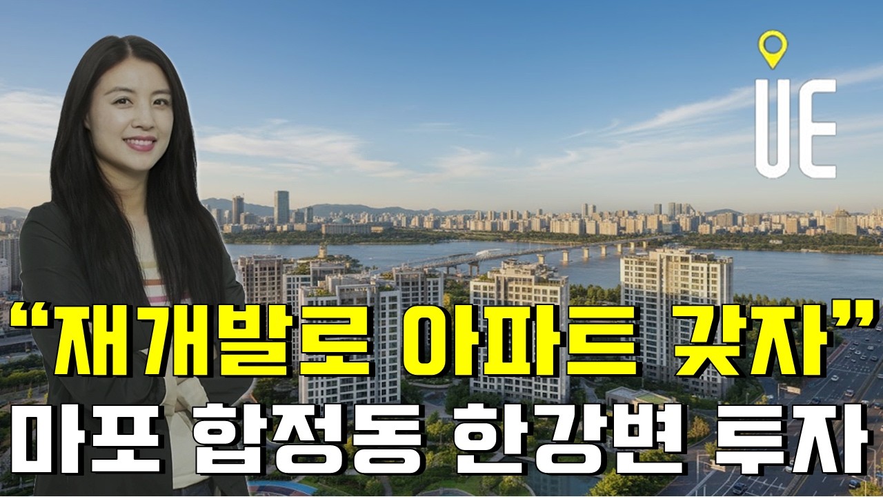 서울 합정동 재개발 미래가치가 바뀝니다! 한강변 재개발 초기구간 반드시 잡으세요 [송소장's 꿀투자]