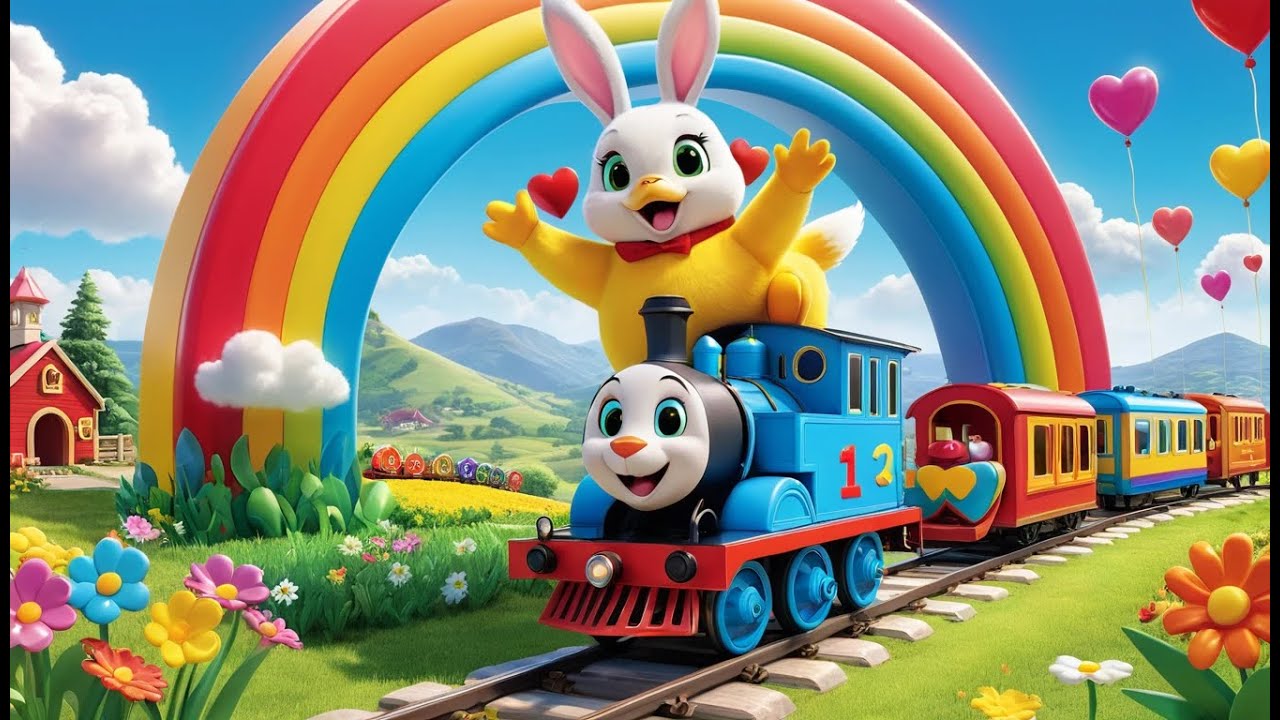 Tiny Train&rsquo;s First Day Out &ndash; A Bright and Cheerful 3D Cartoon Train Adventure 🚂🌈✨