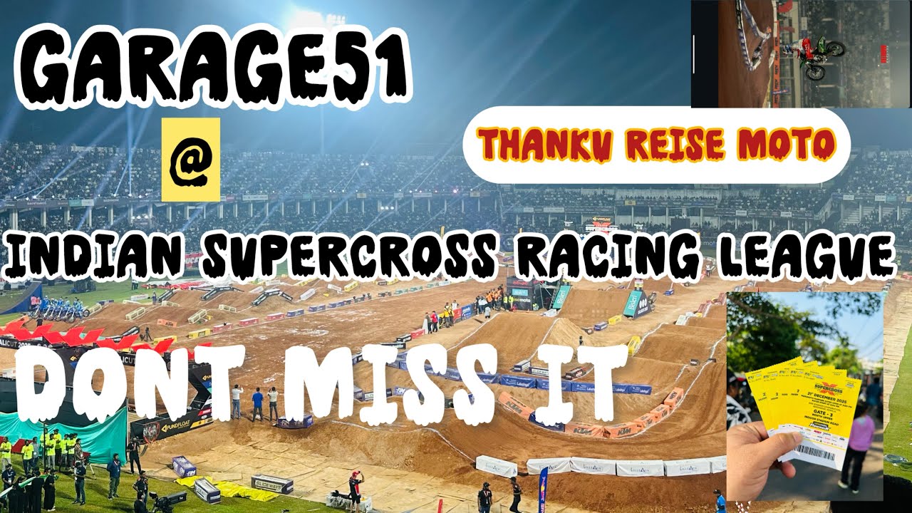 Garage51 at indial supercross racing league #indiansupercrossracingleague
