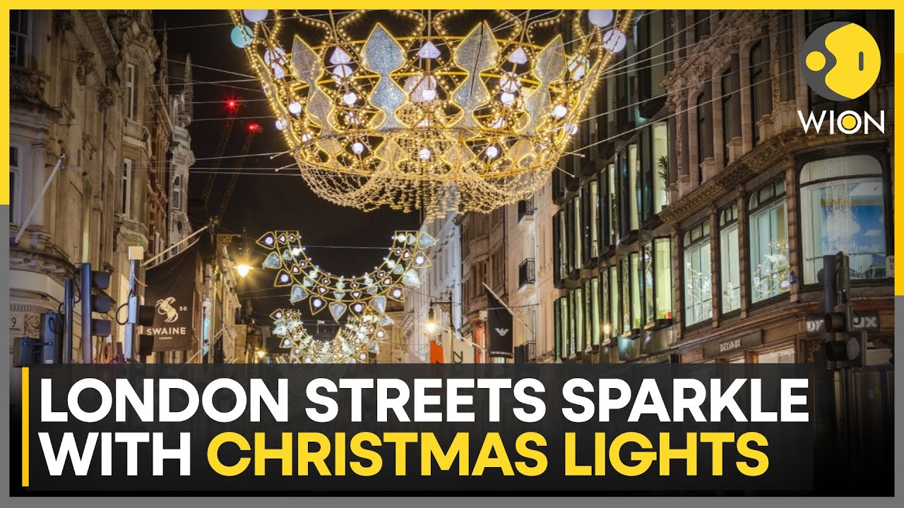Oxford Street Christmas Lights Switched On | Vanessa Williams Lights Up London 2025 | WION