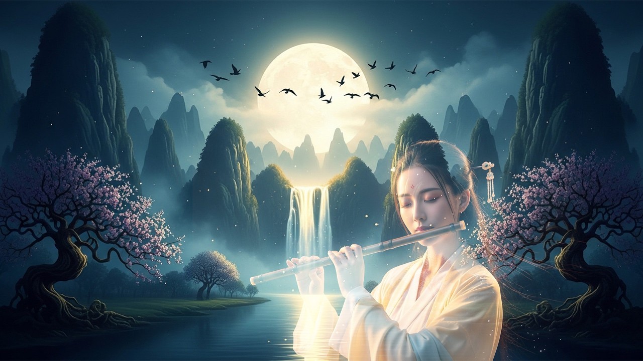 Stress Relief Music, 🍃Relaxing Bamboo Flute And Guzheng Music