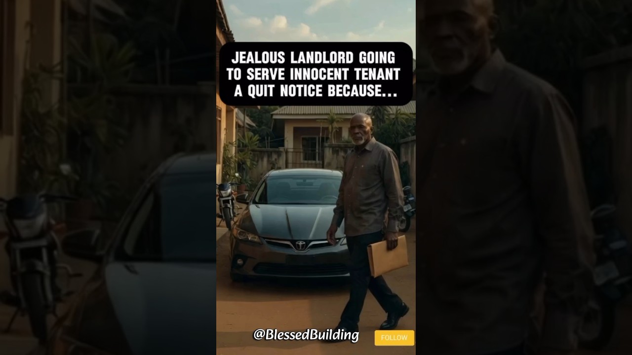 Jealous Landlord served tenant quit notice out of jealousy.