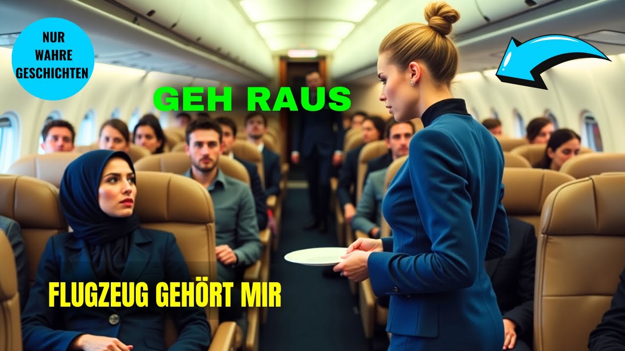 US-HOSTESS schlug TÜRK. FRAU, ohne zu wissen, dass FLIEGER ihr GEHÖRT.