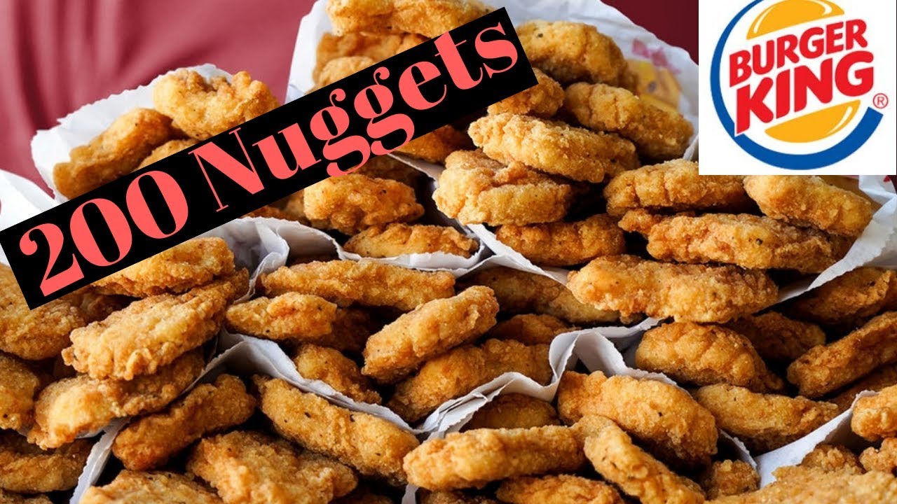 World Record 200 Nuggets Burger King Demolished!!!!!
