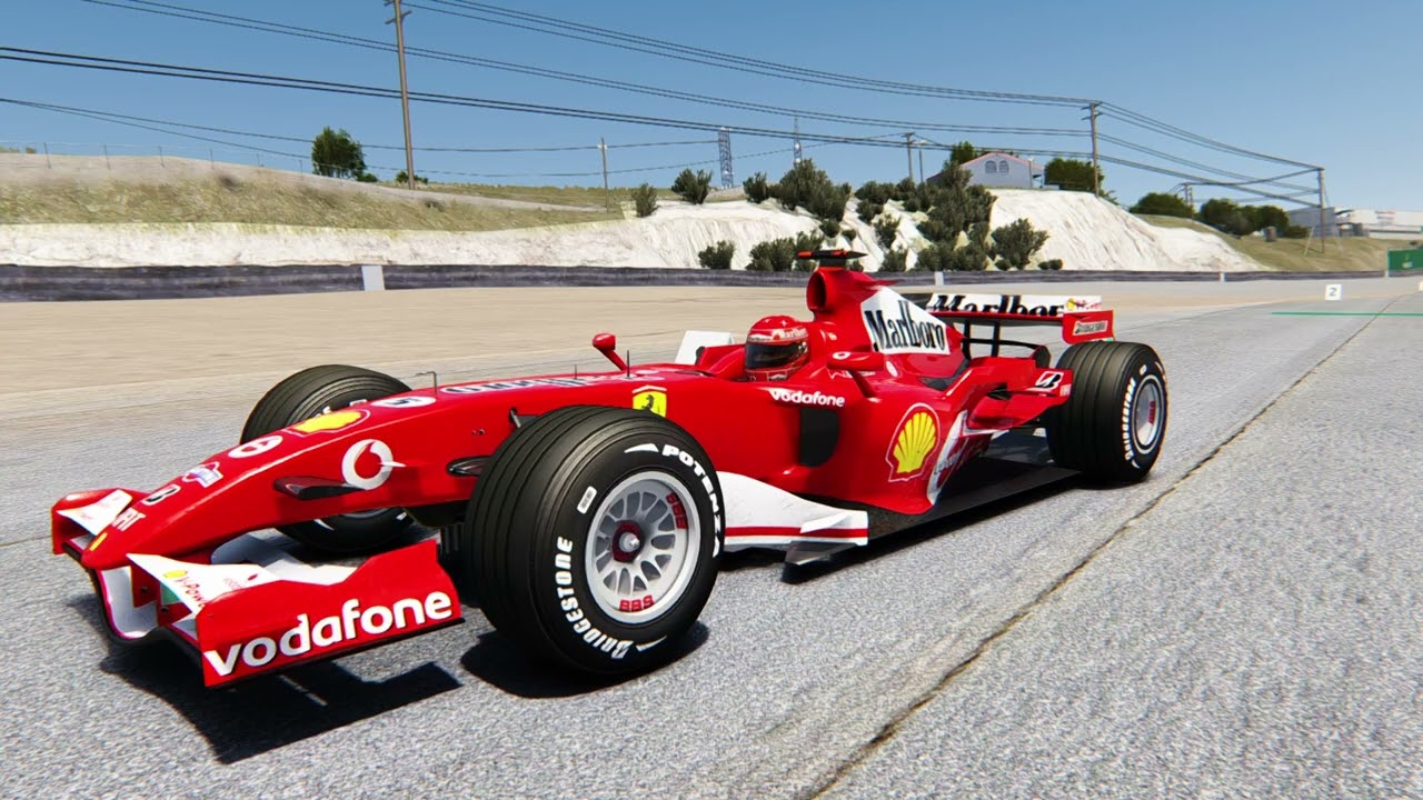 Ferrari 248 F1at Laguna Seca in Assetto Corsa
