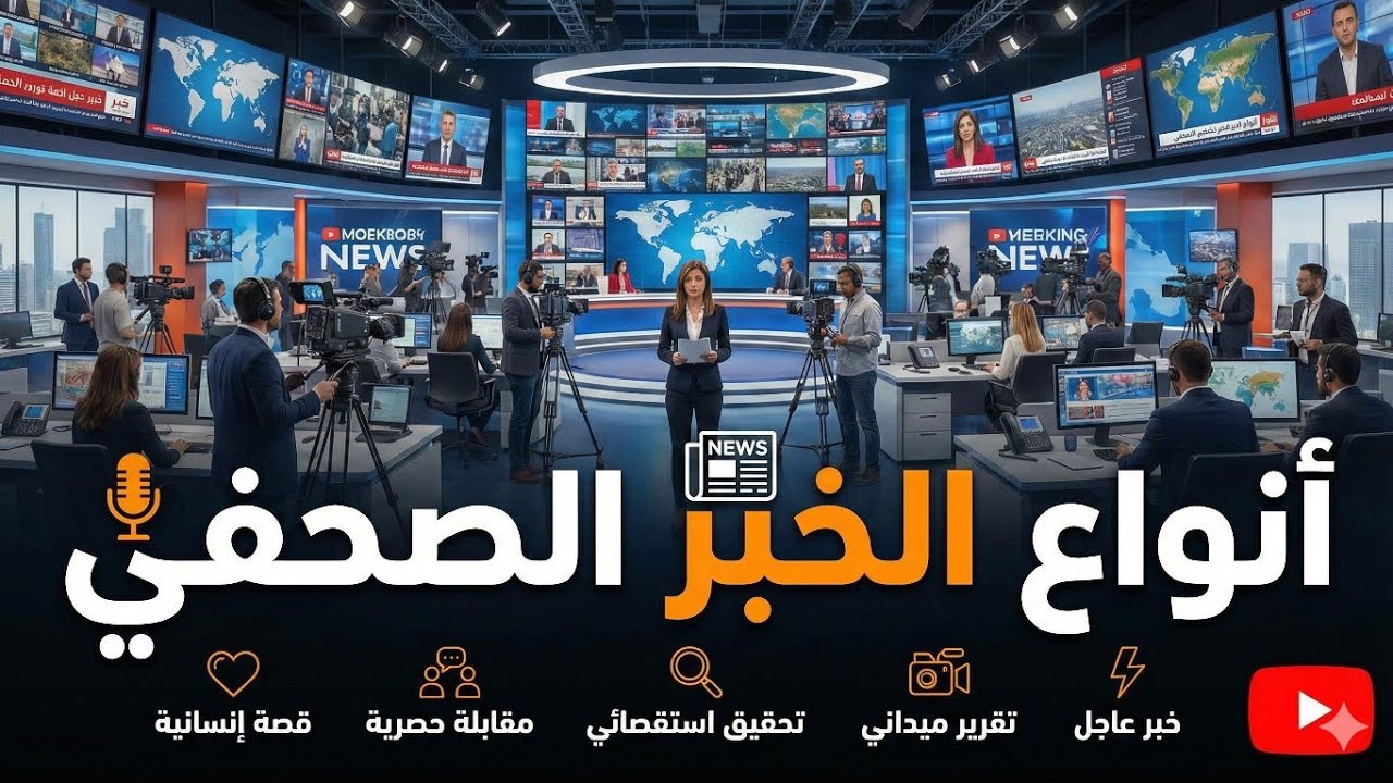 تقسيمات الخبر الصحفي