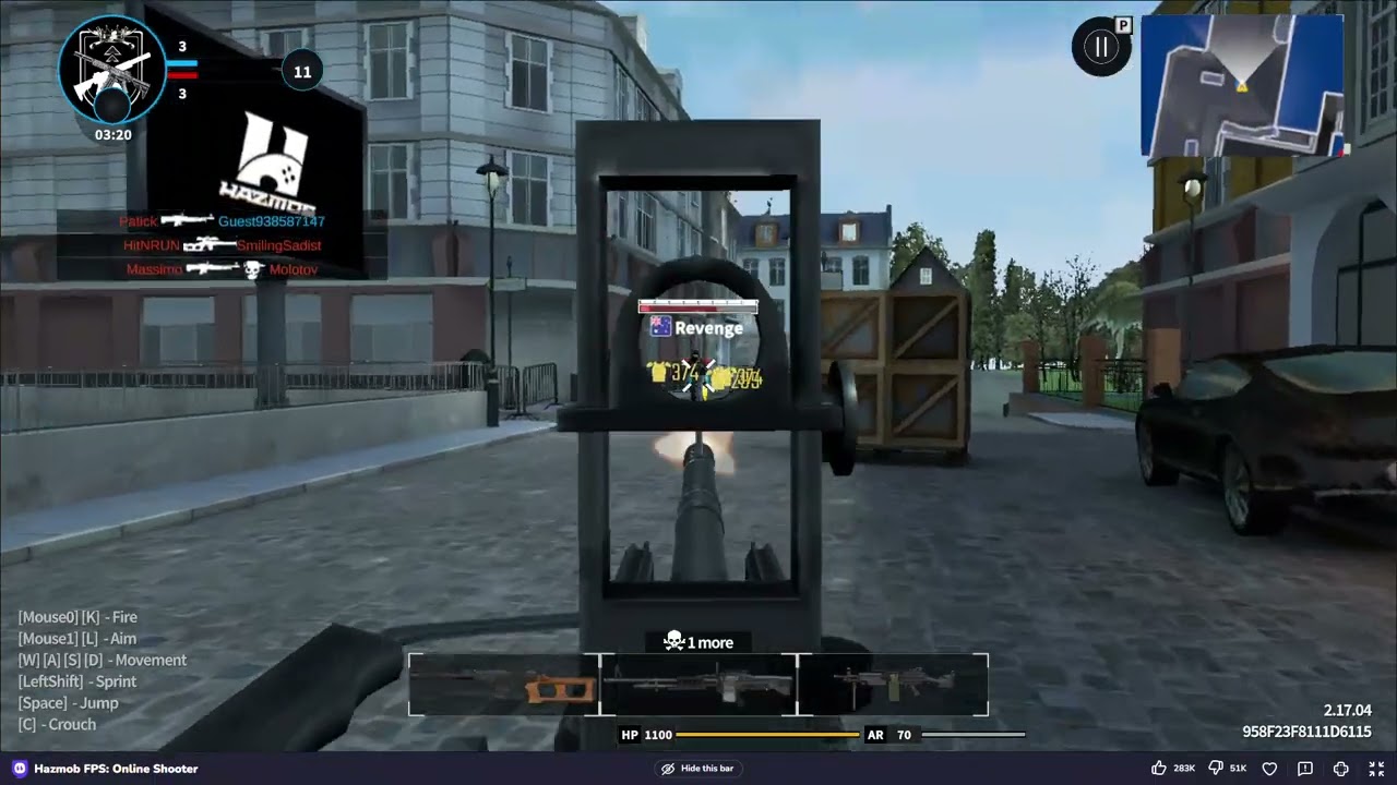 Hazmob FPS  Online Shooter 🕹️ Play on CrazyGames
