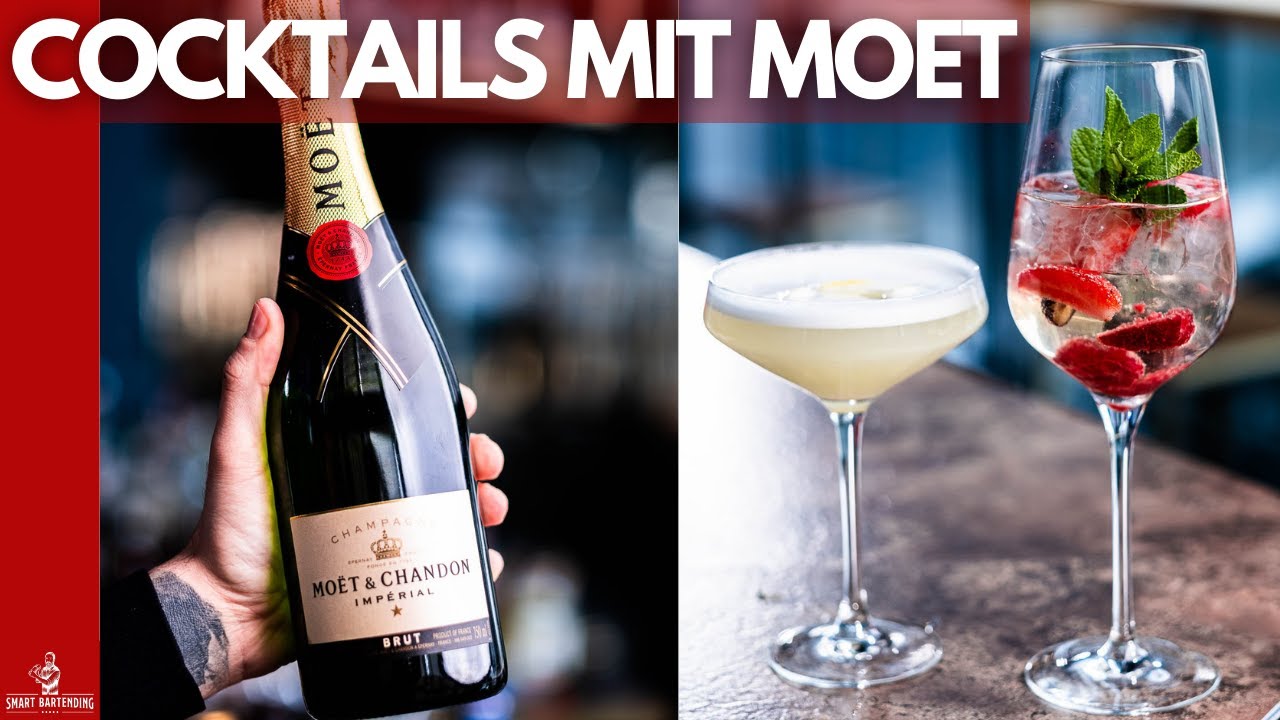 Cocktails mit MOET! 🍾 I Champagner Cocktails