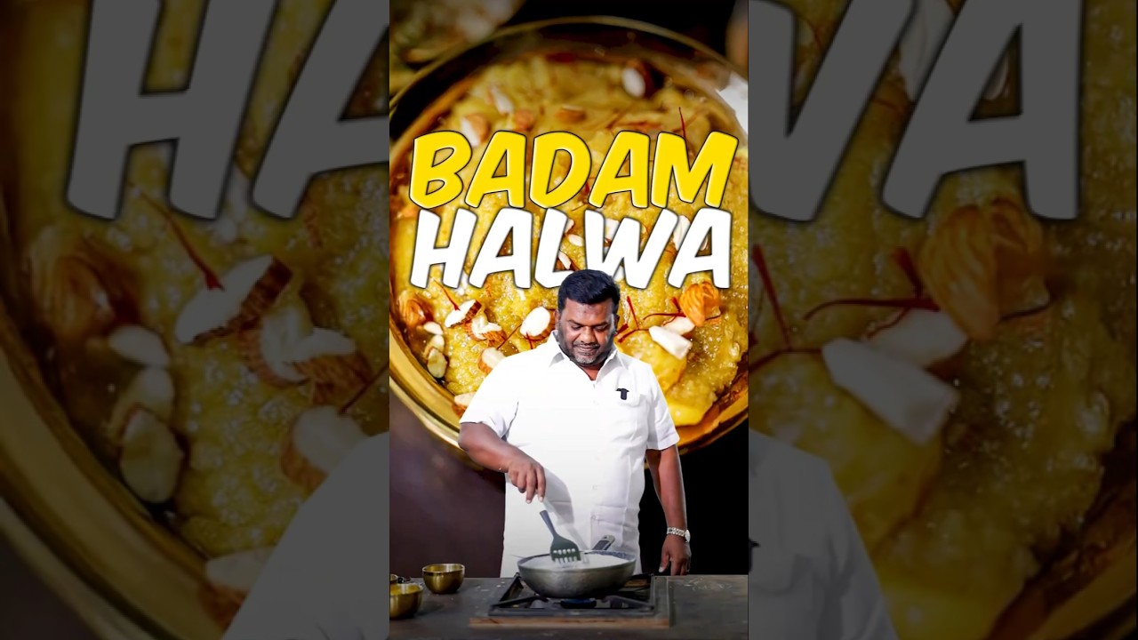 🤩BADAM HALWA RECIPE ||✨பாதாம் ஹல்வா ||🍥Easy Indian Sweet 
