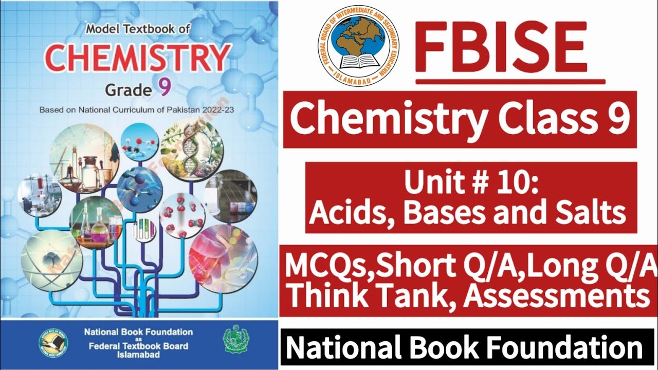 Class 9 Chemistry Unit 10 Complete Exercise | New Syllabus 2024|LearnOnlineWithAnum