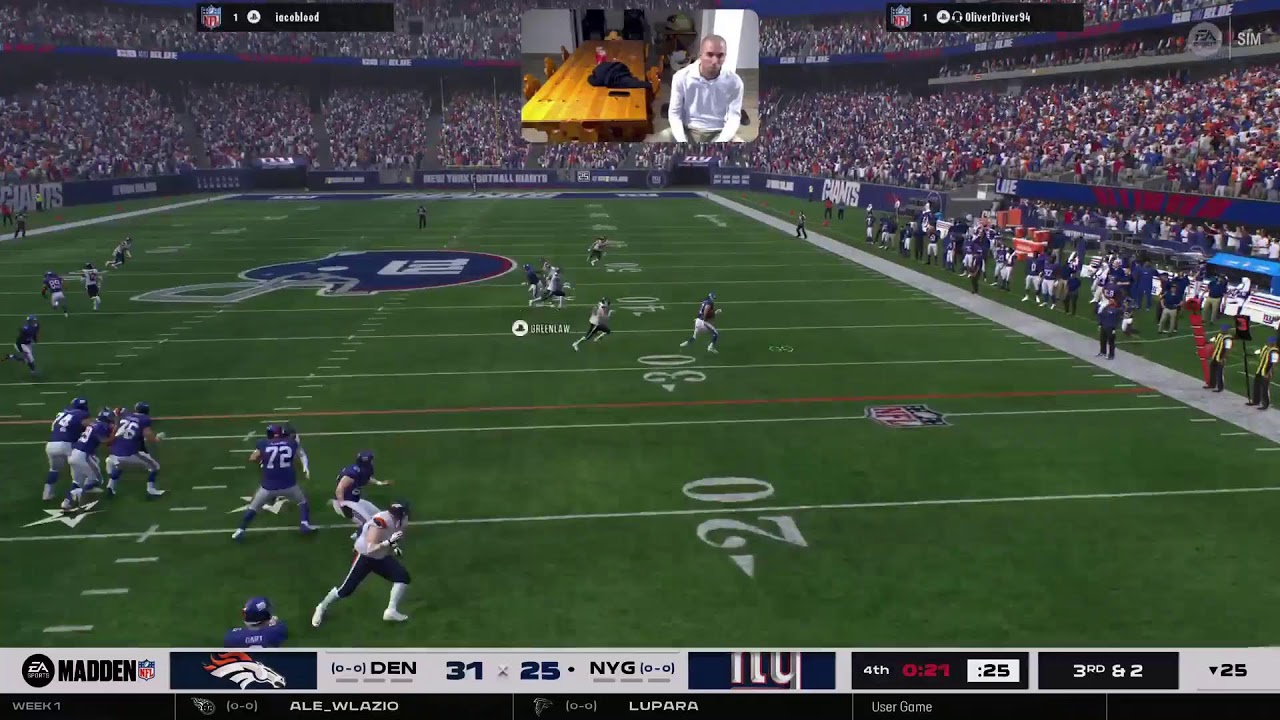 Madden 26 - IML TV - AvvocatoTurin - S3 - W1 Broncos @ Giants