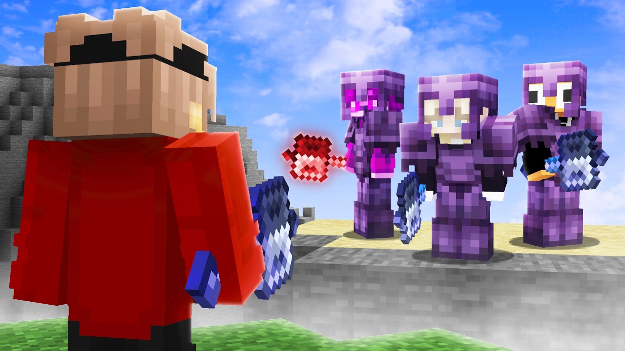 Меня ИЗГНАЛИ с Minecraft SMP, где можно использовать только БУЛАВУ...