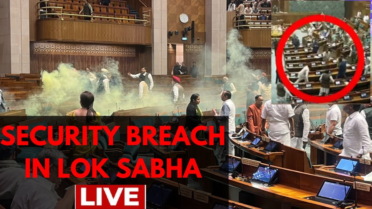 Parliament LIVE: Security Breach In Lok Sabha LIVE| Lok Sabha Security Breach News LIVE | LIVE News