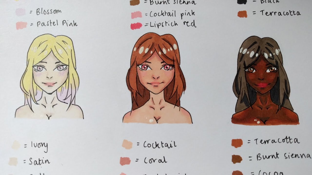 How to colour skin | promarkers edition