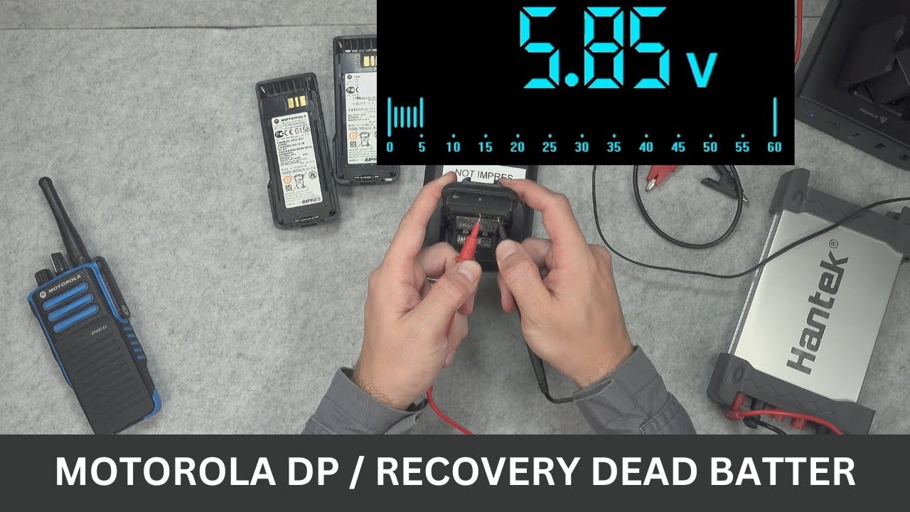 Revive a Dead Motorola DP Mototrbo Battery | Fix Blinking Red/Green LED & Charging Issues