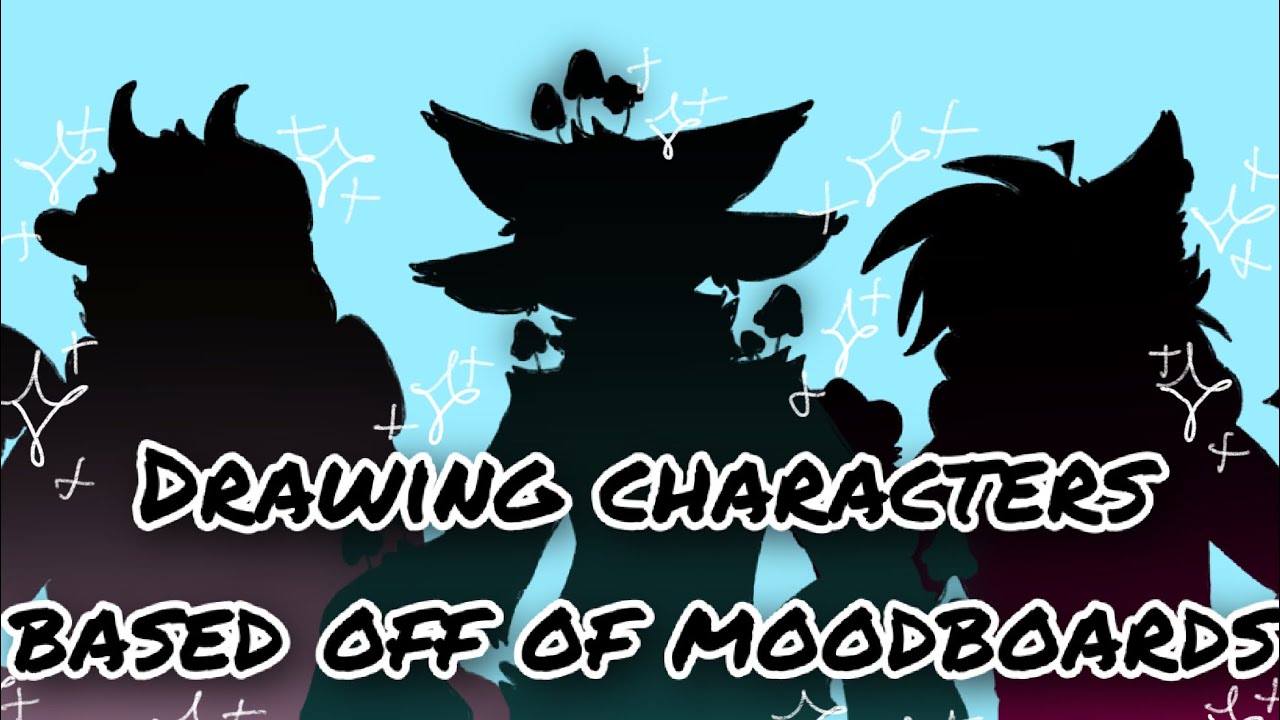 Drawing characters based off of moodboards!