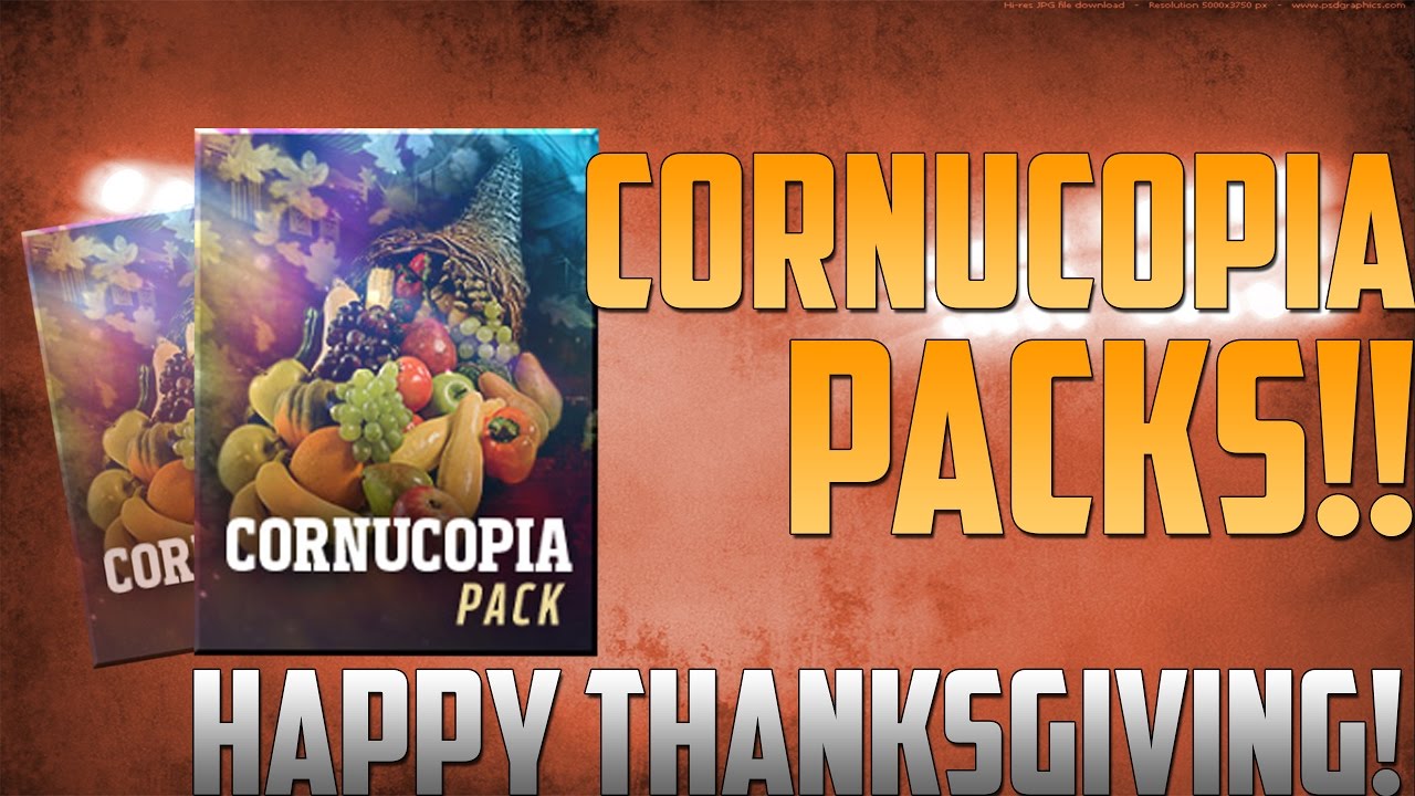 CORNUCOPIA PACKS!-Thanksgiving Pack Opening-Madden Mobile 17