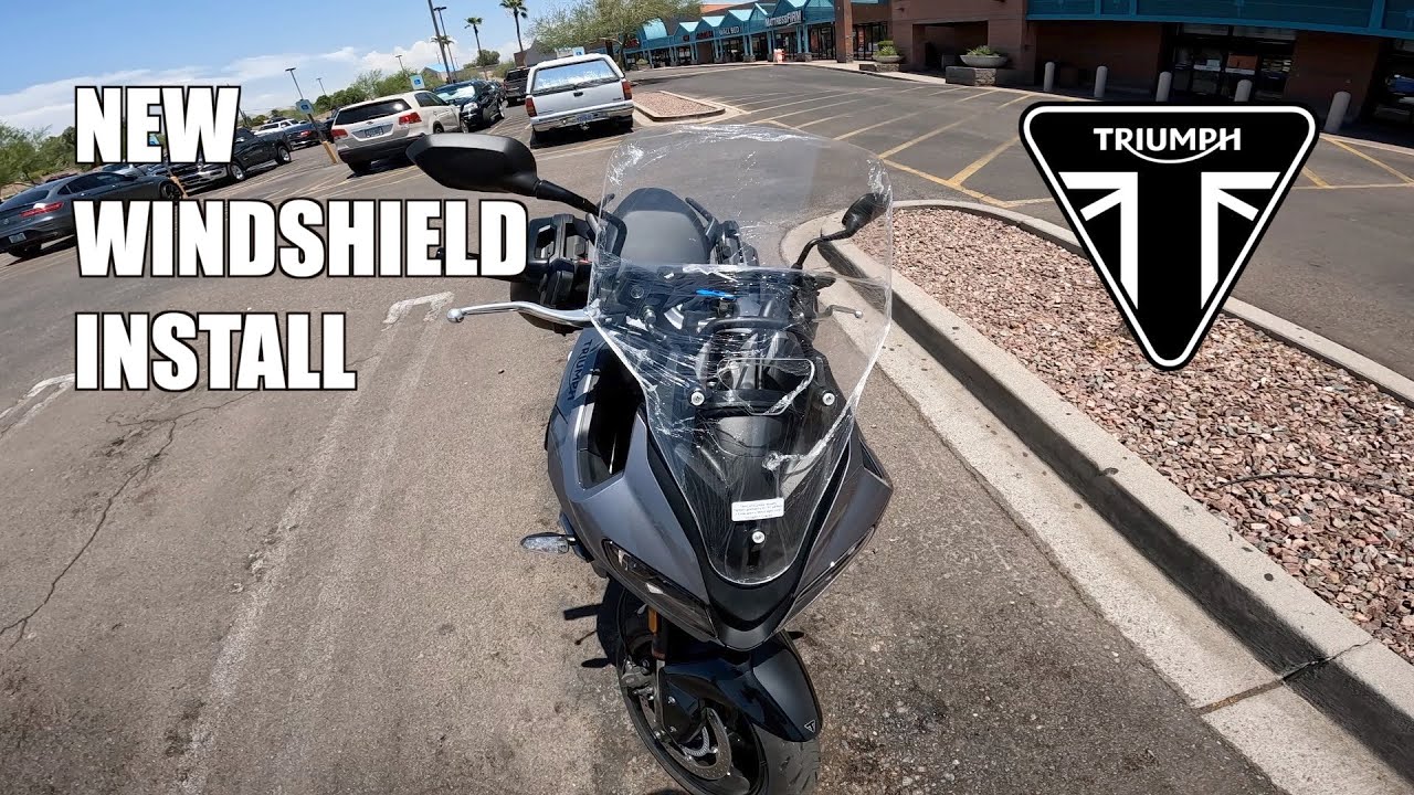 Calsci Windshield Install - 2022 Triumph Tiger Sport 660