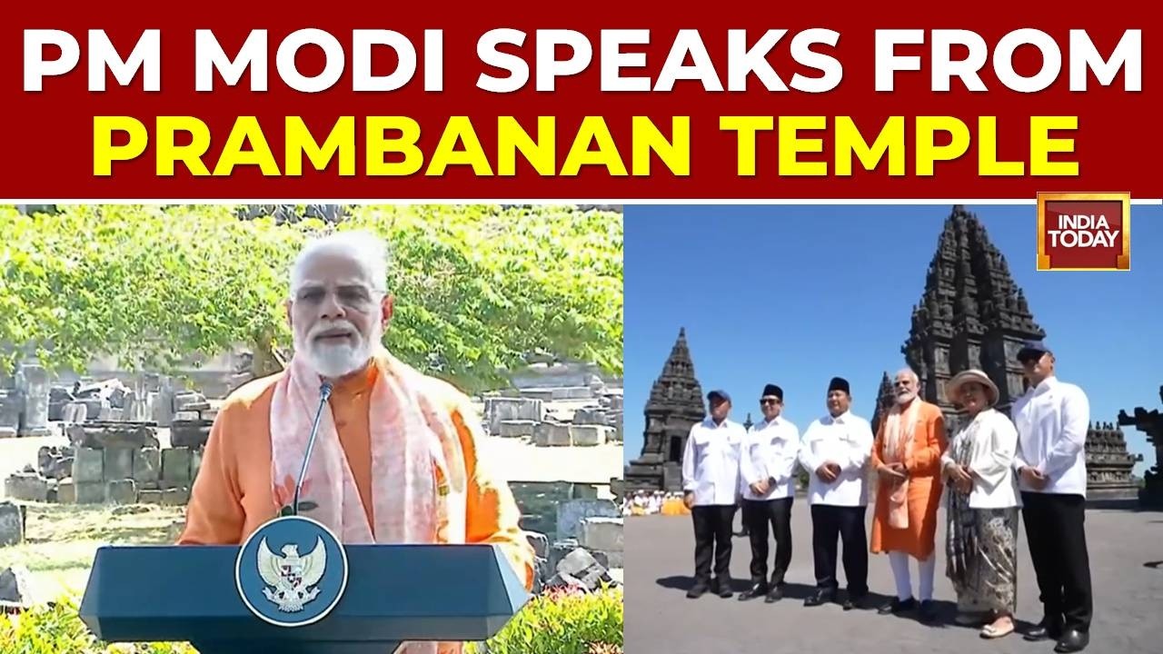 PM Modi Speaks From Prambanan Temple, Indonesia: 'Opportunity To Connect With Lord Shiva' | Speech