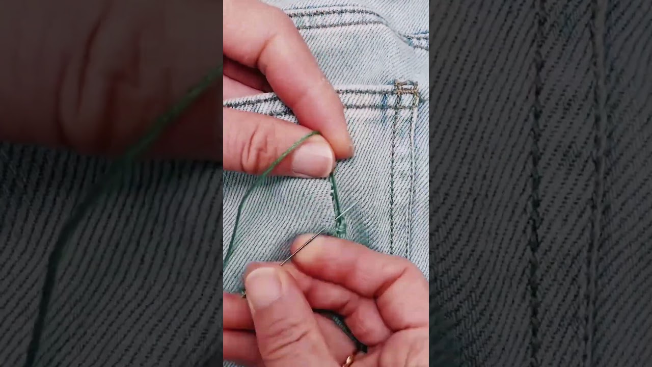 tightly wrap your thread back around those loops to create a durable textured