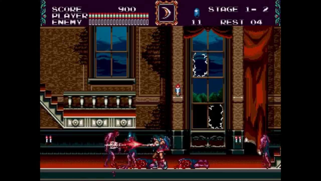 Castlevania: Bloodlines ... (Sega Genesis) Gameplay