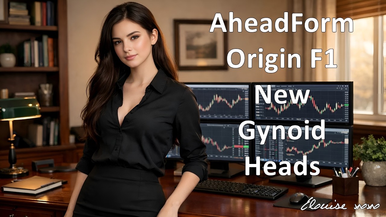 AheadForm Origin F1: Взгляд в будущее гиноидных голов #ai #robot #robotics #gynoid