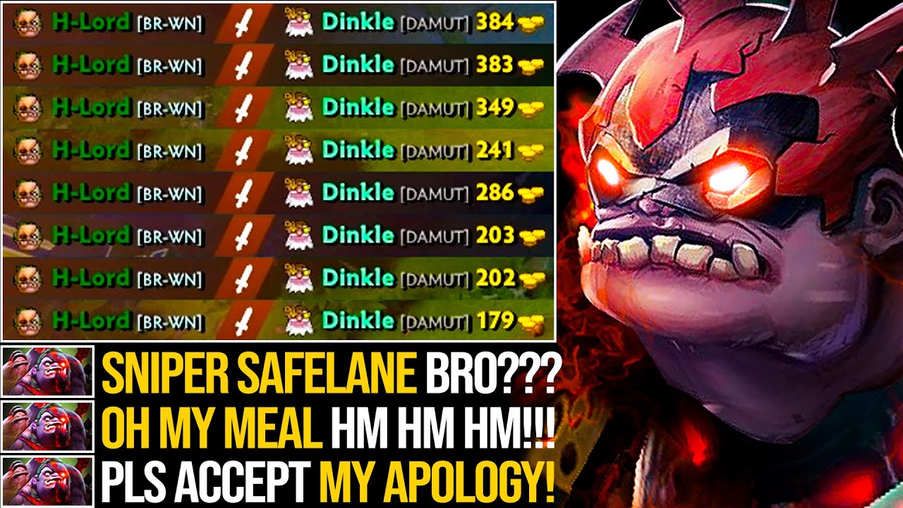 Sniper SAFELANE Bro? Oh My MEAL - COME TO PUDGE | Pudge Official
