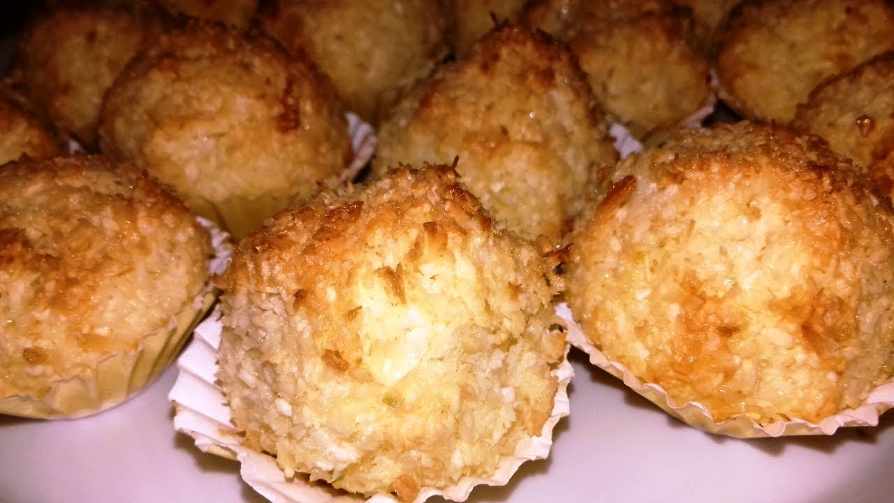 BOLINHOS DE COCO (COQUITOS) MUITO FÁCIL | FÊ & FÉ NA COZINHA