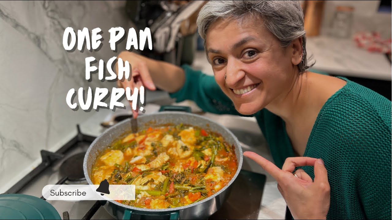 ONE PAN DELICIOUS AND HEALTHY FISH BROCCOLI CURRY | 30 Minute meals | Food with Chetna