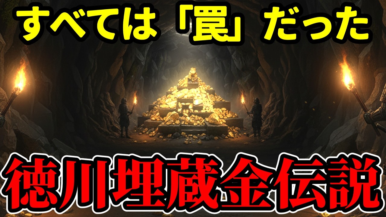 【徳川埋蔵金伝説】「幕府に金は無かった」は嘘？「本当の隠し場所」とは