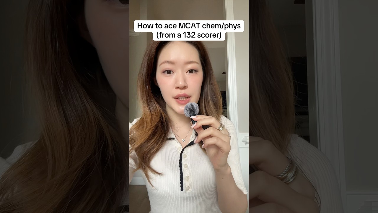 Tips to score well on MCAT chem/phys #premed #mcatprep #medschool