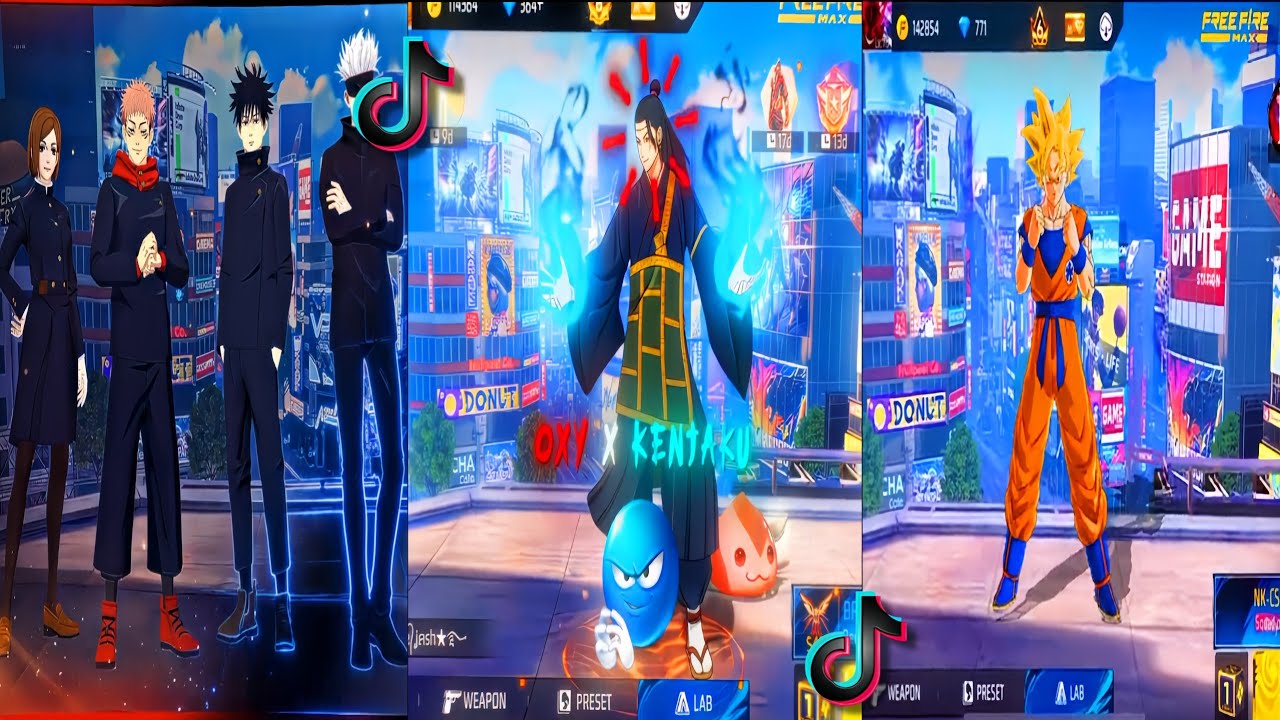 FREE FIRE MOST POWERFUL CHARACTER'S🥶💀 TIKTOK EDIT😈🥵 FF CLIPS😱🫡 P.175