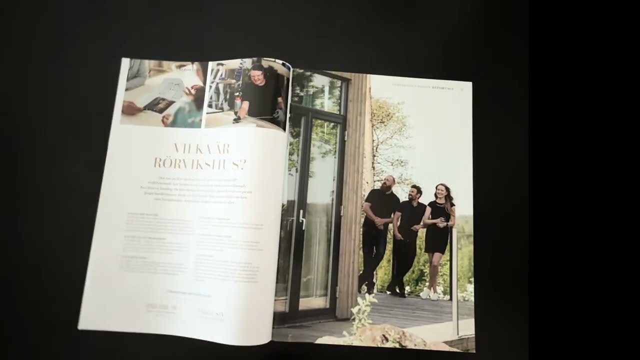 Vårt magasin Vision med massa hus-inspiration.