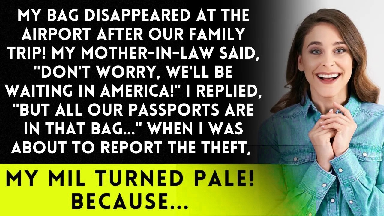 My MIL called me silly for losing my airport bag, but she panicked when I called the police