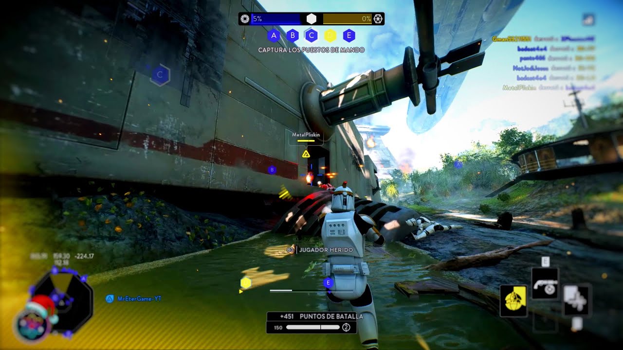 Star Wars Battlefront 2: La República Clon Ayuda A Los Wookies en KASHYYYK