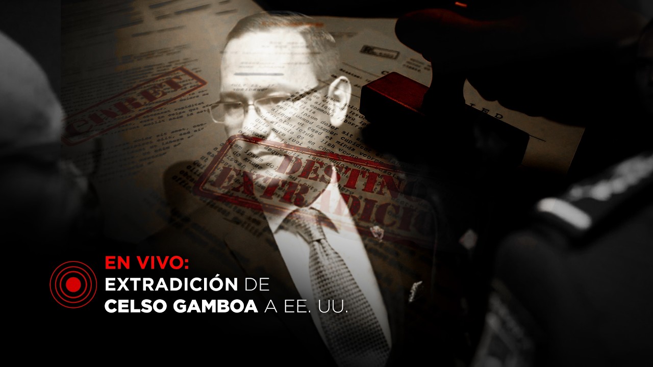 En vivo: Operativo de entrega de Celso Gamboa y 
