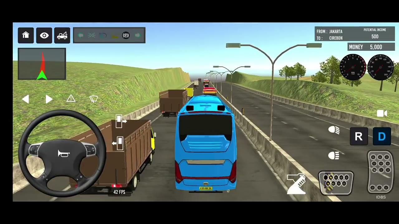 EURO BUS SIMULATOR GAME 🤩😅 ll #bussimulatorindonesia 