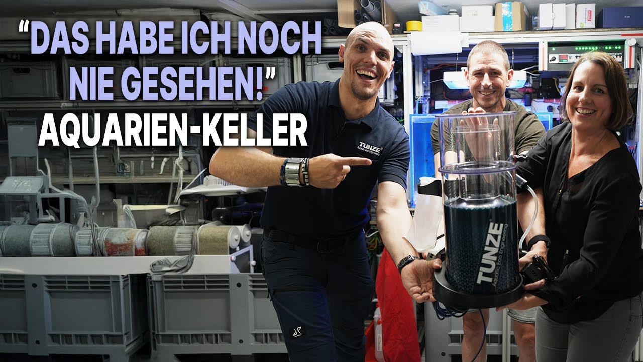 "Das habe ich noch nie gesehen!" - Felix Tunze im Aquarienkeller