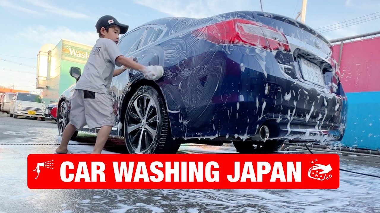 Self-Service Car Washing in Japan | Made my dad proud