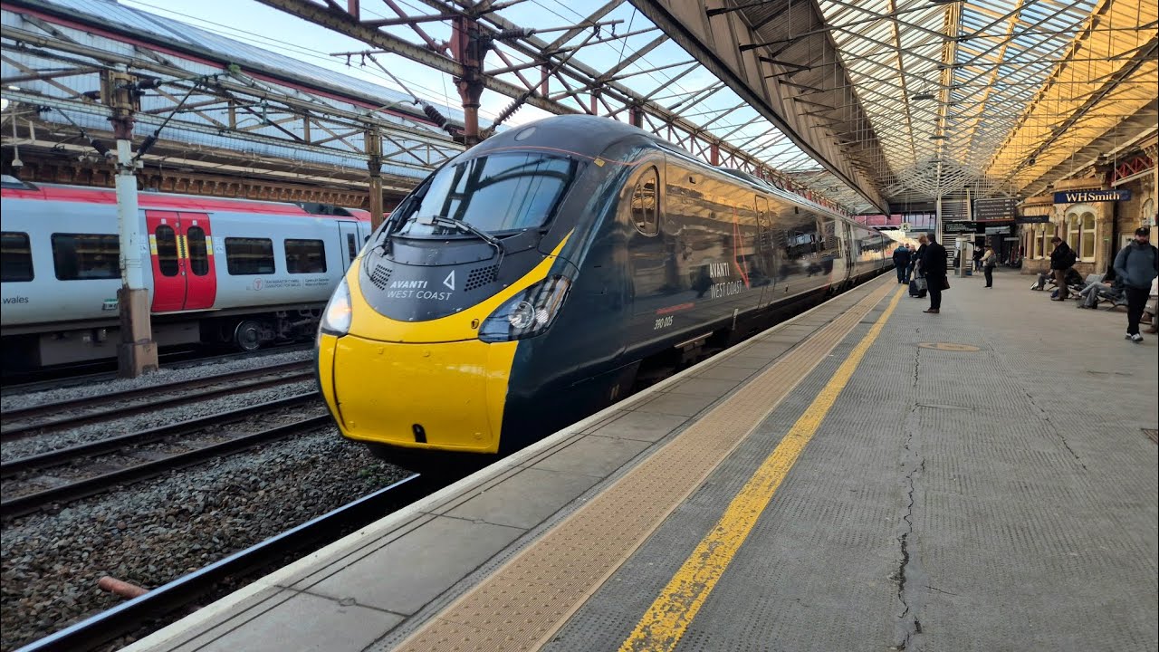Crewe Railway Station 24/02/2026 (Windy)