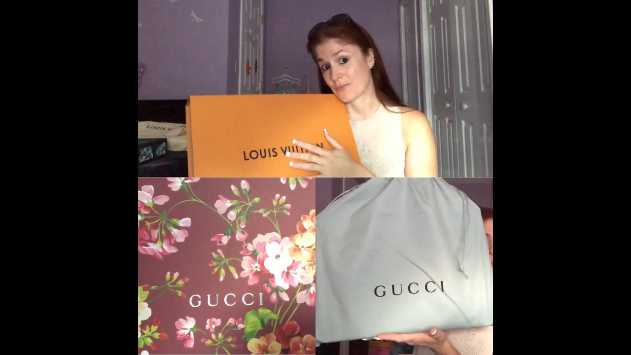 London Haul... Louis Vuitton & Gucci Blooms, Selfridges & Harrods! Haul, storytime & comparison