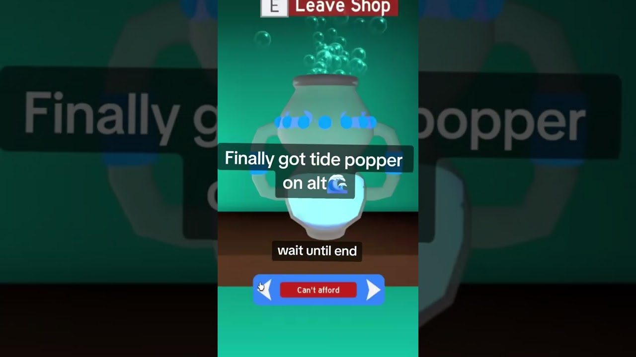 Tide popper before petal wand? #beeswarmsimulator #roblox #bss #gaming #onett edit 🫐🌊#bluehive