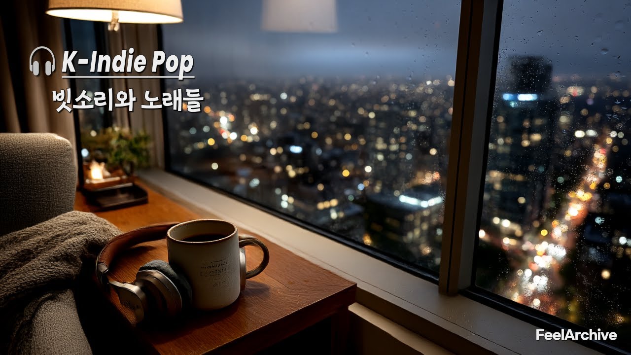 𝑲-𝑰𝒏𝒅𝒊𝒆 𝑷𝒐𝒑🎧 월요일 밤, 나를 숨겨주는 빗소리와 노래들 | 새벽감성 R&B