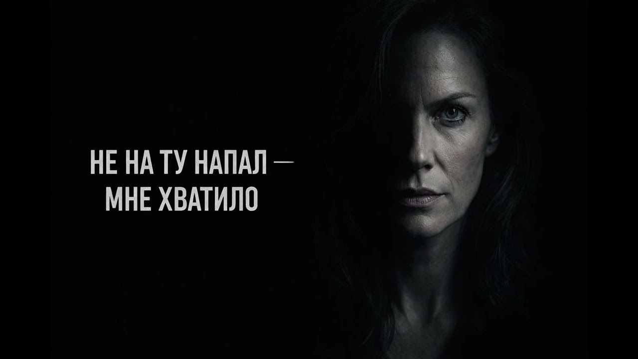 «Не на ту напал — мне хватило»Я не кричала.Не устраивала сцен.Не доказывала.Мне просто хватило.