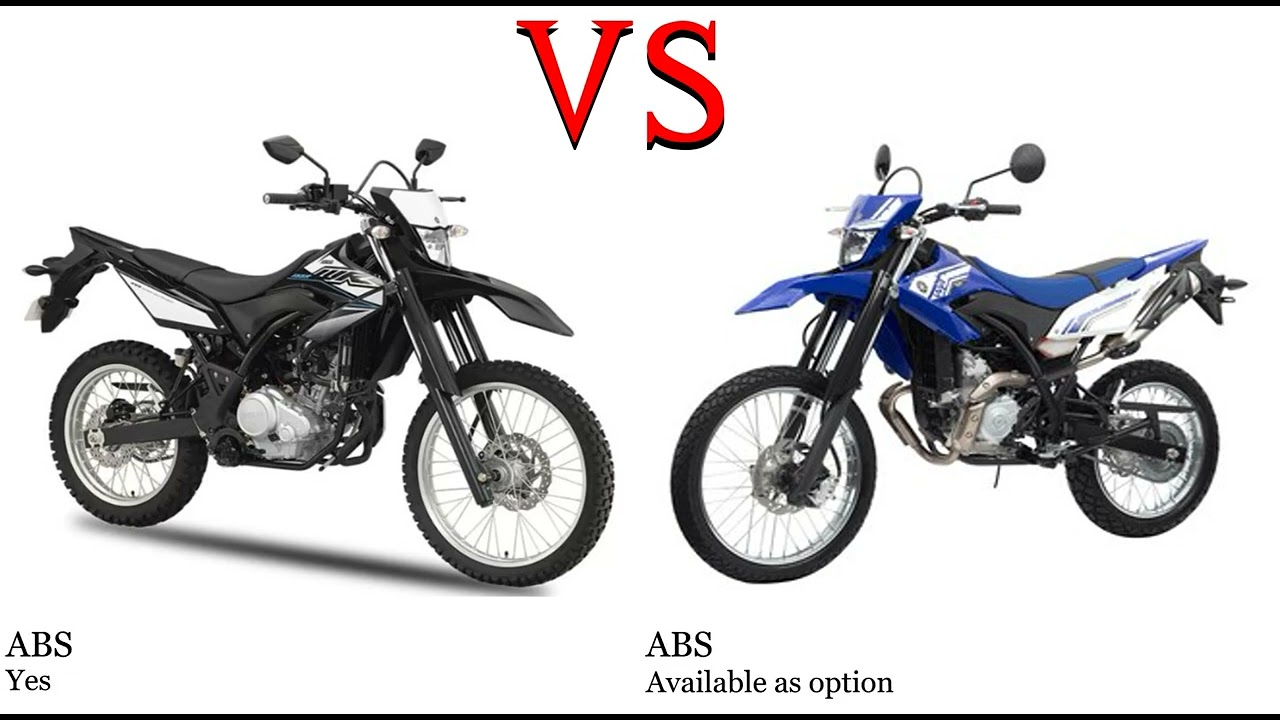 Yamaha WR 155 vs Yamaha WR 125 Test specification comparison