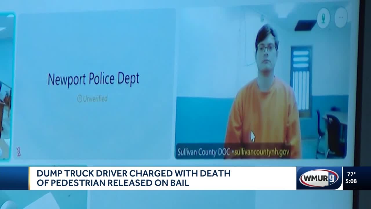 Dump truck driver charged in connection with pedestrian's death