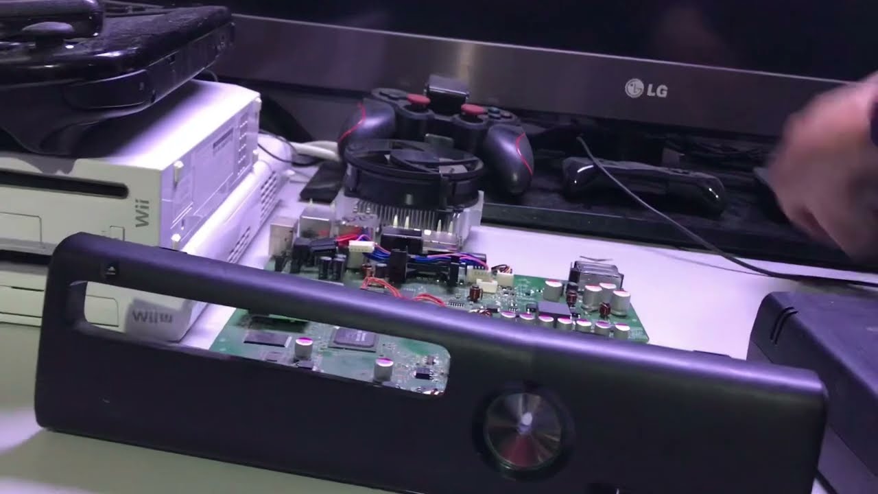 Xbox 360 intenta encender y se pone la fuente en led rojo (solución)